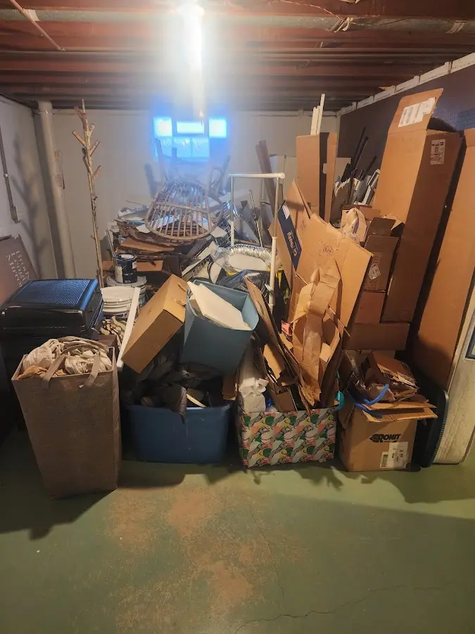 Roll-off dumpster container at job site for Roll Off Dumpster Rental in Las Lomas